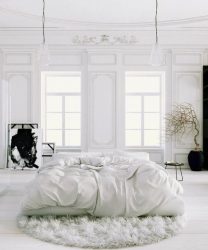 Quarto de design em estilo moderno (125 + fotos) - Cortinas brancas / papel de parede / guarda-roupa. Como não exagerar com uma escolha?