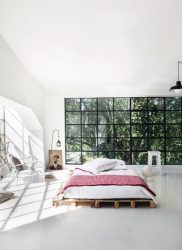 Quarto de design em estilo moderno (125 + fotos) - Cortinas brancas / papel de parede / guarda-roupa. Como não exagerar com uma escolha?