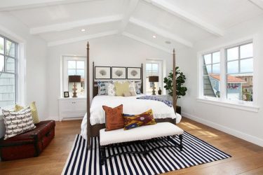 Quarto de design em estilo moderno (125 + fotos) - Cortinas brancas / papel de parede / guarda-roupa. Como não exagerar com uma escolha?