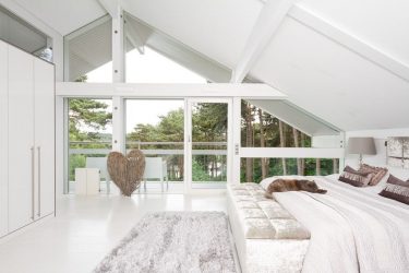 Quarto de design em estilo moderno (125 + fotos) - Cortinas brancas / papel de parede / guarda-roupa. Como não exagerar com uma escolha?
