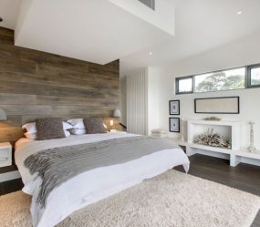 Quarto de design em estilo moderno (125 + fotos) - Cortinas brancas / papel de parede / guarda-roupa. Como não exagerar com uma escolha?