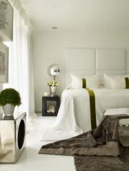 Quarto de design em estilo moderno (125 + fotos) - Cortinas brancas / papel de parede / guarda-roupa. Como não exagerar com uma escolha?