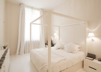 Quarto de design em estilo moderno (125 + fotos) - Cortinas brancas / papel de parede / guarda-roupa. Como não exagerar com uma escolha?