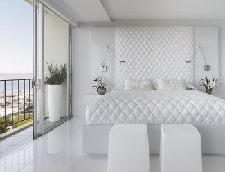 Quarto de design em estilo moderno (125 + fotos) - Cortinas brancas / papel de parede / guarda-roupa. Como não exagerar com uma escolha?