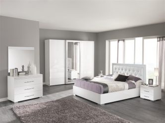Quarto de design em estilo moderno (125 + fotos) - Cortinas brancas / papel de parede / guarda-roupa. Como não exagerar com uma escolha?