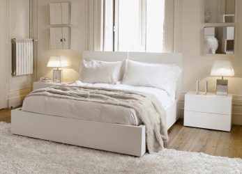 Quarto de design em estilo moderno (125 + fotos) - Cortinas brancas / papel de parede / guarda-roupa. Como não exagerar com uma escolha?