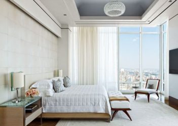 Quarto de design em estilo moderno (125 + fotos) - Cortinas brancas / papel de parede / guarda-roupa. Como não exagerar com uma escolha?