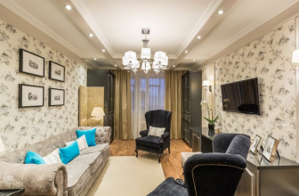 Beige wallpaper in the interior - 175+ (Photo) Combined Combinations (in the kitchen, living room, bedroom)