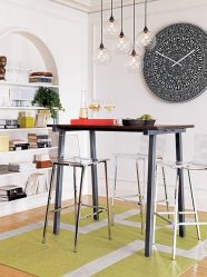 O relógio na cozinha - Modelos de parede para criar conforto (mais de 135 fotos). Grandes e originais opções do-it-yourself
