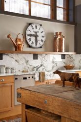 O relógio na cozinha - Modelos de parede para criar conforto (mais de 135 fotos). Grandes e originais opções do-it-yourself