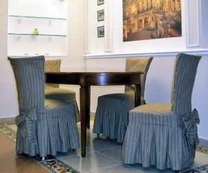 Como costurar capas nas cadeiras com as próprias mãos (mais de 135 fotos) - Oficinas simples e rápidas