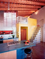 Mesa estilo loft (115+ fotos): Que tipo de design é melhor? (escrito / revista / bar / jantar / transformador)