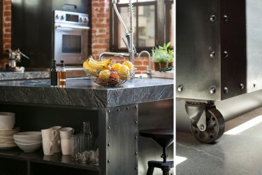 Mesa estilo loft (115+ fotos): Que tipo de design é melhor? (escrito / revista / bar / jantar / transformador)