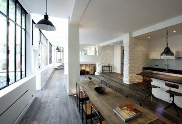 Mesa estilo loft (115+ fotos): Que tipo de design é melhor? (escrito / revista / bar / jantar / transformador)