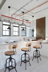 Mesa estilo loft (115+ fotos): Que tipo de design é melhor? (escrito / revista / bar / jantar / transformador)