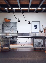 Mesa estilo loft (115+ fotos): Que tipo de design é melhor? (escrito / revista / bar / jantar / transformador)