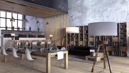Mesa estilo loft (115+ fotos): Que tipo de design é melhor? (escrito / revista / bar / jantar / transformador)