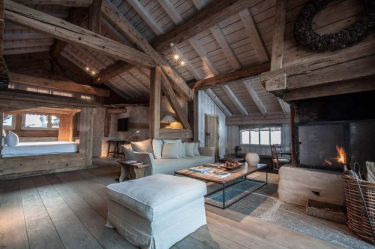 Teto de madeira com vigas decorativas: 165+ (Foto) design e decoração