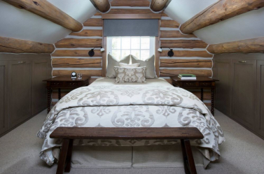 Teto de madeira com vigas decorativas: 165+ (Foto) design e decoração