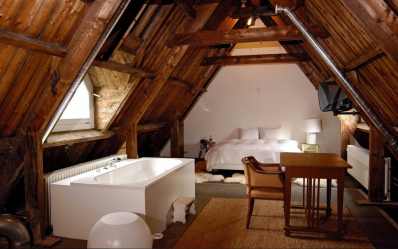 Teto de madeira com vigas decorativas: 165+ (Foto) design e decoração