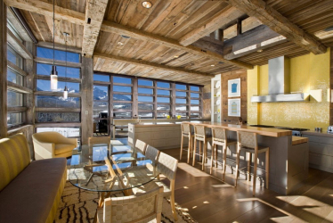 Teto de madeira com vigas decorativas: 165+ (Foto) design e decoração