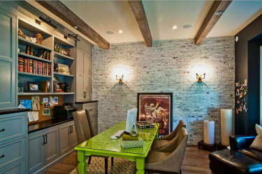 Teto de madeira com vigas decorativas: 165+ (Foto) design e decoração