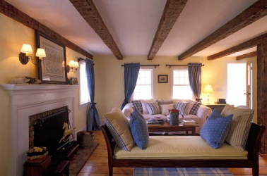 Teto de madeira com vigas decorativas: 165+ (Foto) design e decoração