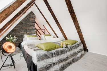 Teto de madeira com vigas decorativas: 165+ (Foto) design e decoração