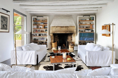 Teto de madeira com vigas decorativas: 165+ (Foto) design e decoração