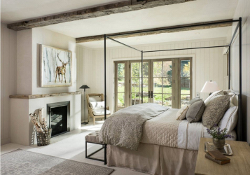 Teto de madeira com vigas decorativas: 165+ (Foto) design e decoração