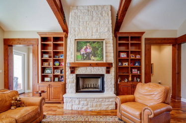 Teto de madeira com vigas decorativas: 165+ (Foto) design e decoração
