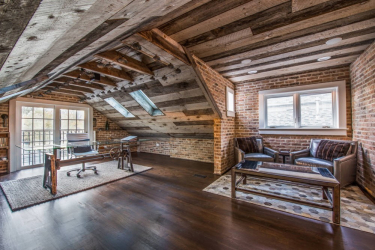 Teto de madeira com vigas decorativas: 165+ (Foto) design e decoração