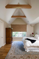 Teto de madeira com vigas decorativas: 165+ (Foto) design e decoração