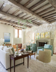 Teto de madeira com vigas decorativas: 165+ (Foto) design e decoração