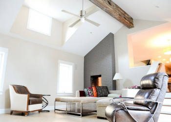 Teto de madeira com vigas decorativas: 165+ (Foto) design e decoração