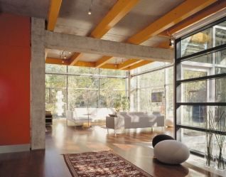 Teto de madeira com vigas decorativas: 165+ (Foto) design e decoração