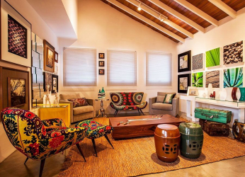 Teto de madeira com vigas decorativas: 165+ (Foto) design e decoração