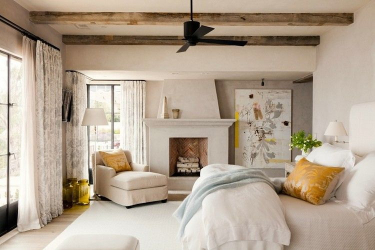 Teto de madeira com vigas decorativas: 165+ (Foto) design e decoração
