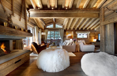 Teto de madeira com vigas decorativas: 165+ (Foto) design e decoração