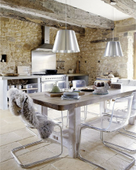 Teto de madeira com vigas decorativas: 165+ (Foto) design e decoração