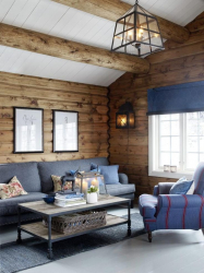 Teto de madeira com vigas decorativas: 165+ (Foto) design e decoração