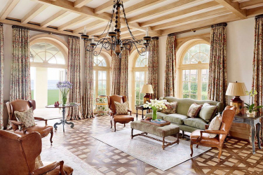 Teto de madeira com vigas decorativas: 165+ (Foto) design e decoração