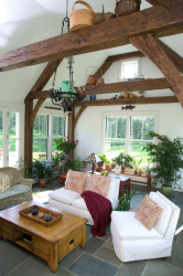 Teto de madeira com vigas decorativas: 165+ (Foto) design e decoração