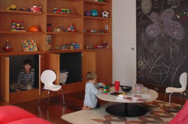 Projeto do quarto das crianças para dois e três filhos de diferentes sexos - 240+ (Foto) Idéias para o zoneamento interior