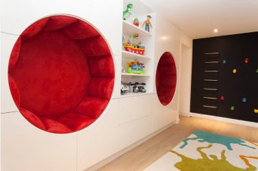 Projeto do quarto das crianças para dois e três filhos de diferentes sexos - 240+ (Foto) Idéias para o zoneamento interior
