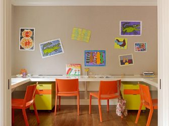 Projeto do quarto das crianças para dois e três filhos de diferentes sexos - 240+ (Foto) Idéias para o zoneamento interior