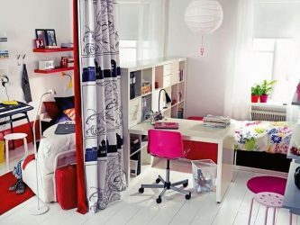 Projeto do quarto das crianças para dois e três filhos de diferentes sexos - 240+ (Foto) Idéias para o zoneamento interior
