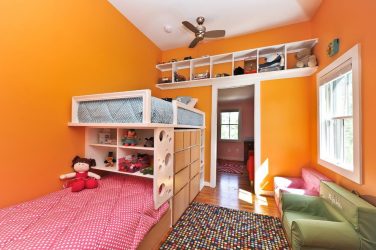 Projeto do quarto das crianças para dois e três filhos de diferentes sexos - 240+ (Foto) Idéias para o zoneamento interior