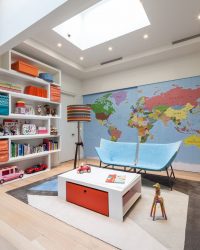 Projeto do quarto das crianças para dois e três filhos de diferentes sexos - 240+ (Foto) Idéias para o zoneamento interior