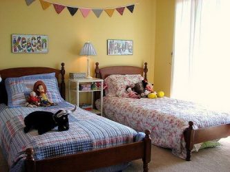 Projeto do quarto das crianças para dois e três filhos de diferentes sexos - 240+ (Foto) Idéias para o zoneamento interior